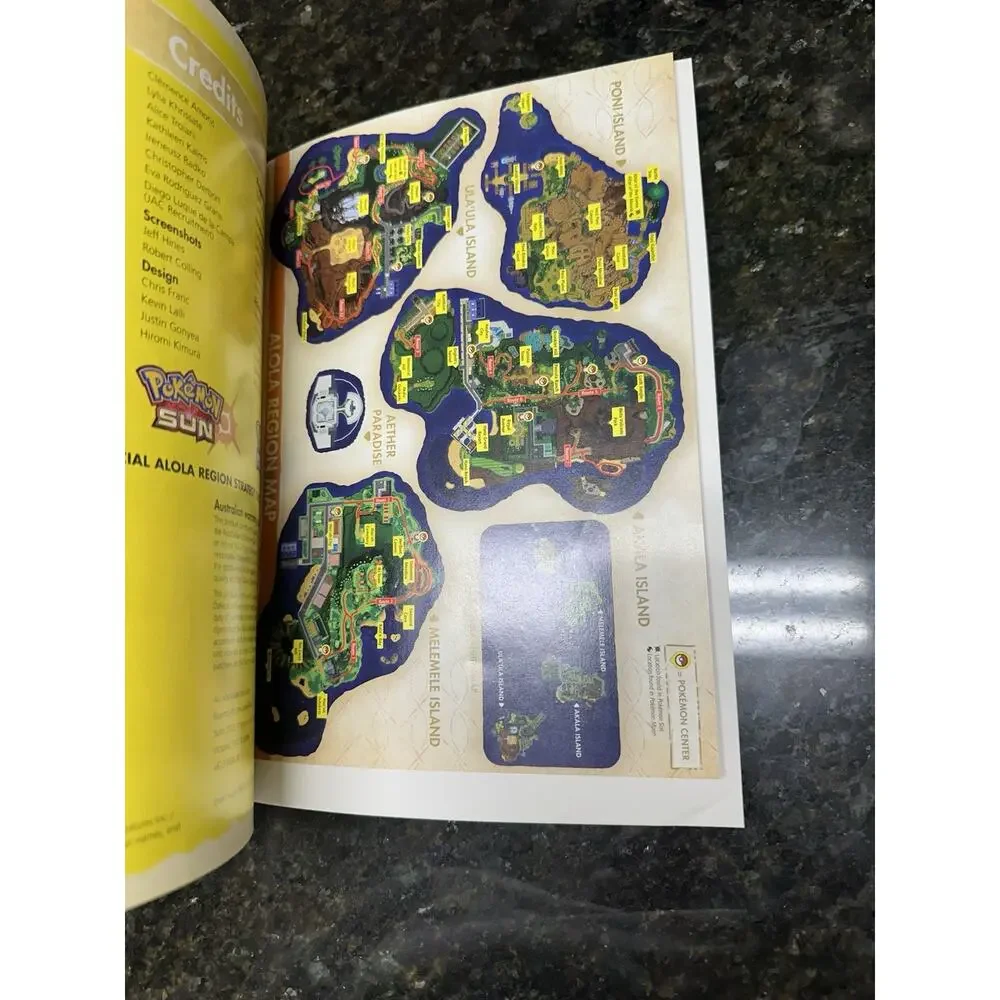 Pokemon Sun and Pokemon Moon : Official Strategy Guide with Alola Region Map
